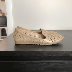 Tan shoes